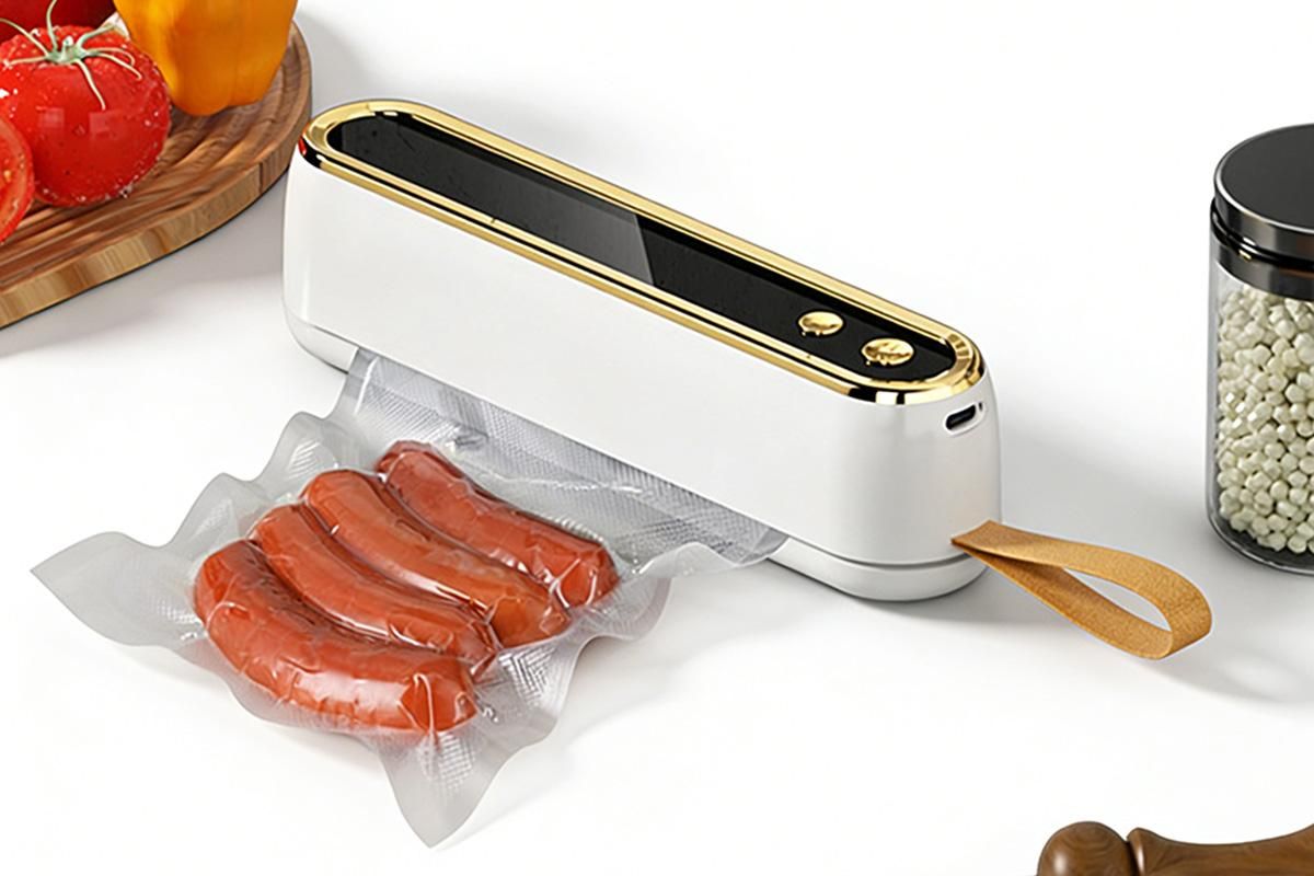 Cordless Portable Mini Vacuum Sealer Machine Black V1263-JX-7228-2