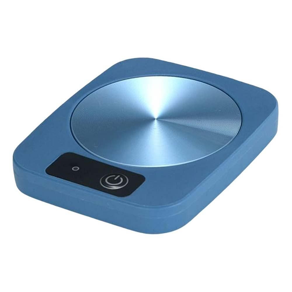 Electric Coffee Mug Warmer Milk Food Hot Plate Cup Warmer for Home Office Blue V1263-JX-7229-2
