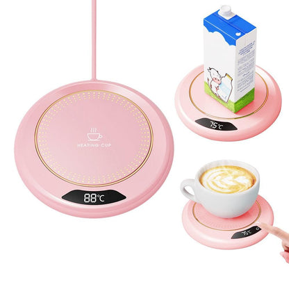 Electric Coffee Mug Warmer Milk Food Hot Plate Cup Warmer for Home Office Blue V1263-JX-7229-2