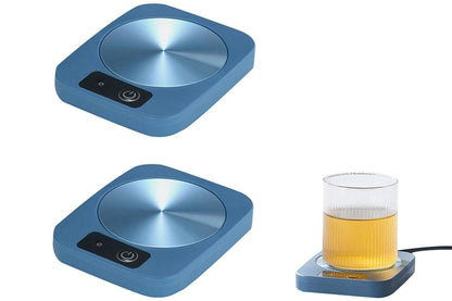 Electric Coffee Mug Warmer Milk Food Hot Plate Cup Warmer for Home Office Green V1263-JX-7229-3
