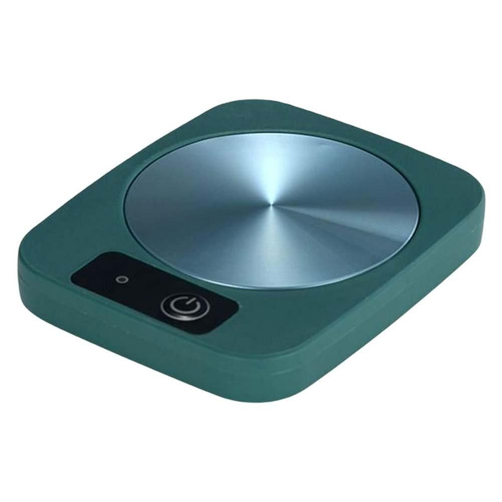 Electric Coffee Mug Warmer Milk Food Hot Plate Cup Warmer for Home Office Green V1263-JX-7229-3