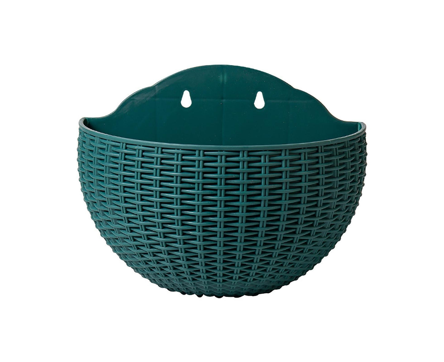 Flower Pot Exquisite Wall-mounted Plastic Wall Hanging Basket Flowerpot for Garden-Atrovirens V1263-JX-723