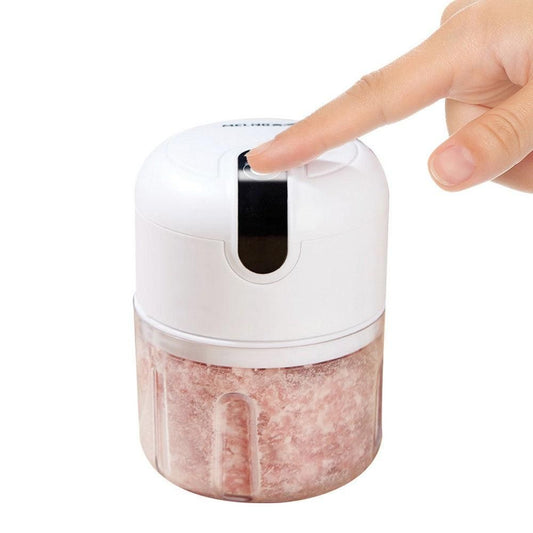Electric Mini Garlic Chopper Wireless Portable Mini Food Processor Mincer Blender Mixer V1263-JX-7232