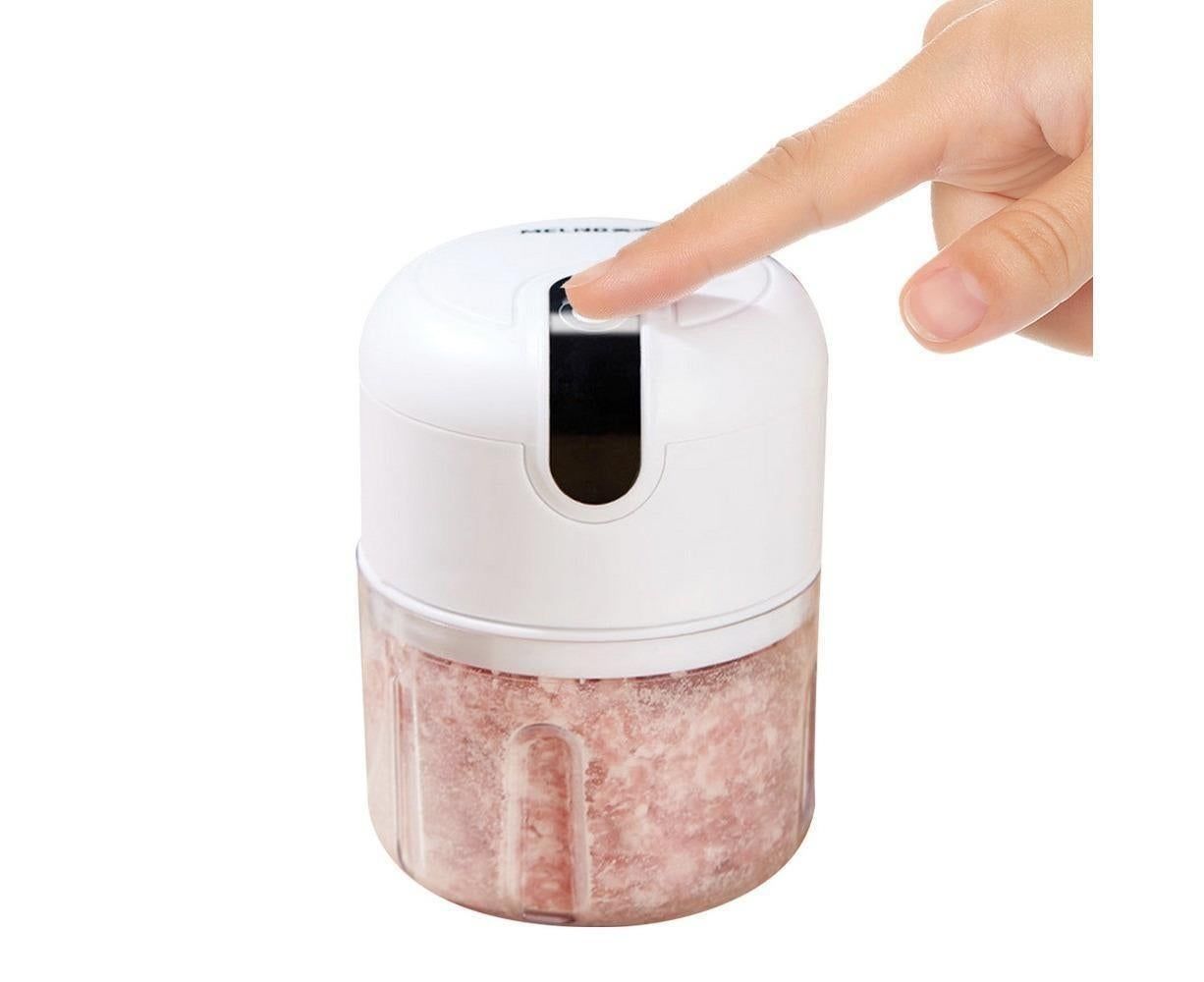 Electric Mini Garlic Chopper Wireless Portable Mini Food Processor Mincer Blender Mixer V1263-JX-7232