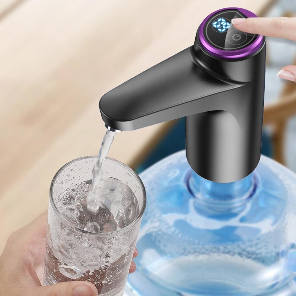 Electric Water Dispenser Pump Automatic Water Bottle Pump for Universal Bottle Black V1263-JX-7233-1