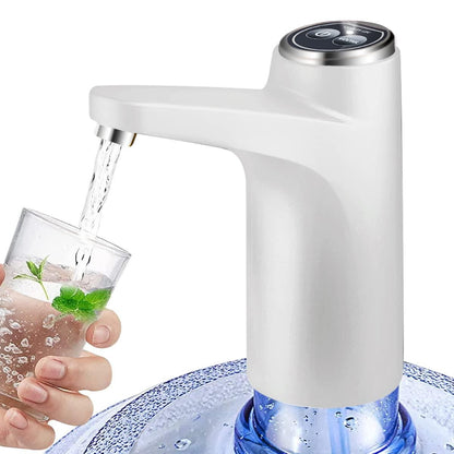 Electric Water Dispenser Pump Automatic Water Bottle Pump for Universal Bottle White V1263-JX-7233-2