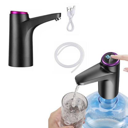 Electric Water Dispenser Pump Automatic Water Bottle Pump for Universal Bottle White V1263-JX-7233-2