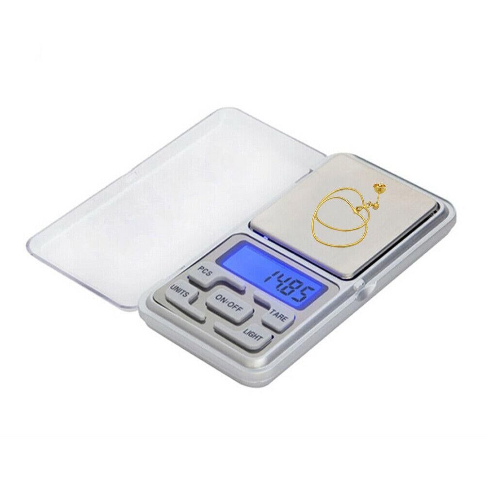 Mini Digital Pocket Scale 0.01g/500g Portable Kitchen LCD Gram Scale V1263-JX-7235