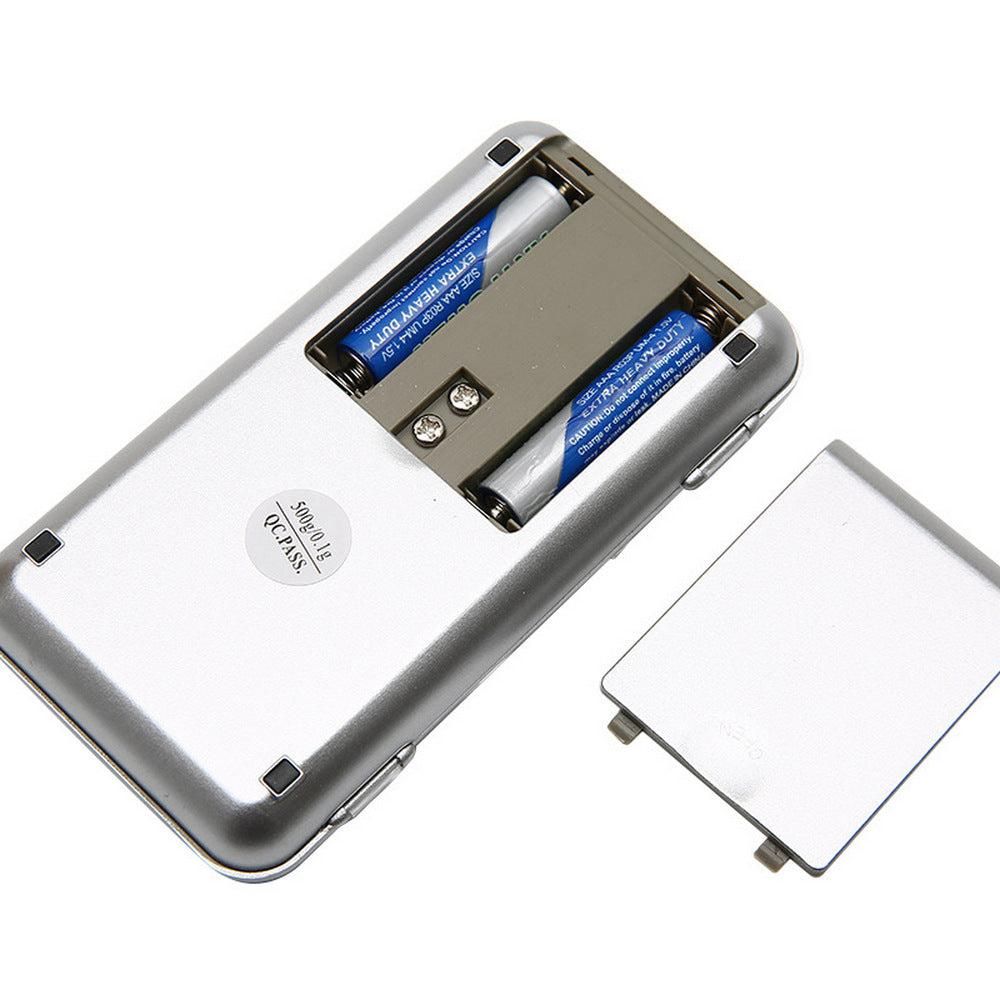 Mini Digital Pocket Scale 0.01g/500g Portable Kitchen LCD Gram Scale V1263-JX-7235