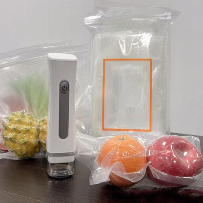 Portable Handheld Compact Vacuum Sealer Machine with 30 Reusable Bags V1263-JX-7236
