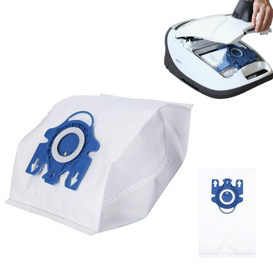10Pcs Vacuum Cleaner Bags Replacement Dust Bags Compatible with Miele Vacuum Cleaner Blue V1263-JX-7240-1