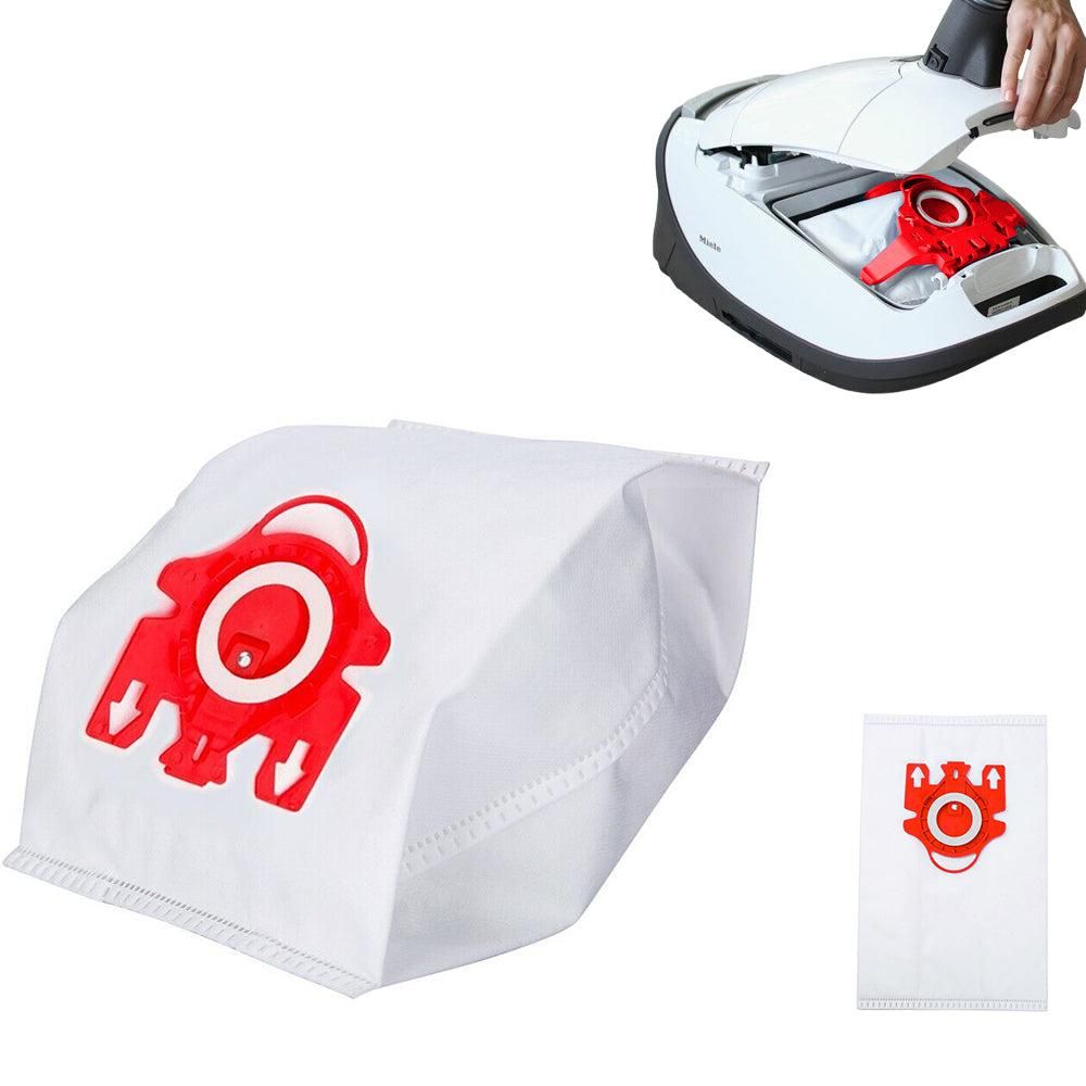 10Pcs Vacuum Cleaner Bags Replacement Dust Bags Compatible with Miele Vacuum Cleaner Red V1263-JX-7240-2