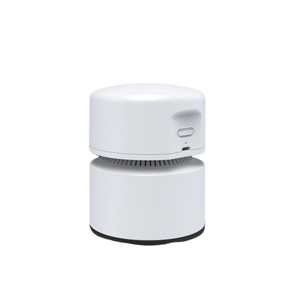 Mini Desktop Vacuum Cleaner Rechargeable USB Desk Sweeper for Home Office Black V1263-JX-7247-2