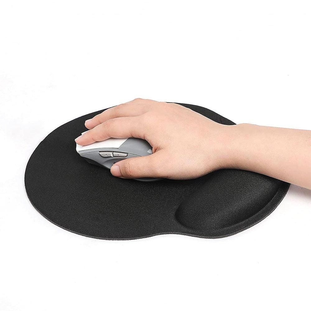 3Pcs Gaming Mouse Pad with Ergonomic Wrist Rest Black V1263-JX-7249-2