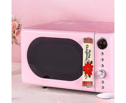 3Pcs Christmas Refrigerator Microwave Oven Door Handle Cover Sleeve Decoration V1263-JX-725
