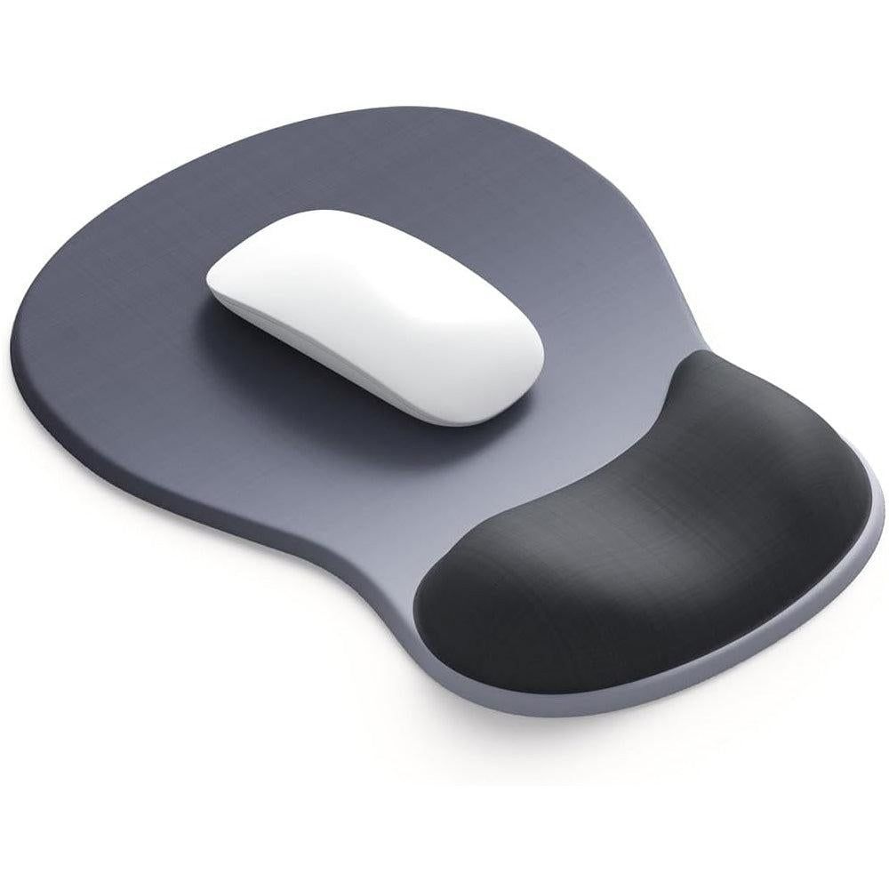 Gel Wrist Rest Mouse Pad Non-Slip Ergonomic Mouse Mat for Computer and Laptop Blue V1263-JX-7250-1