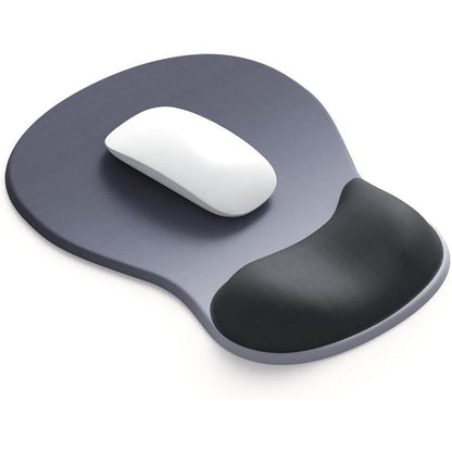 Gel Wrist Rest Mouse Pad Non-Slip Ergonomic Mouse Mat for Computer and Laptop Blue V1263-JX-7250-1