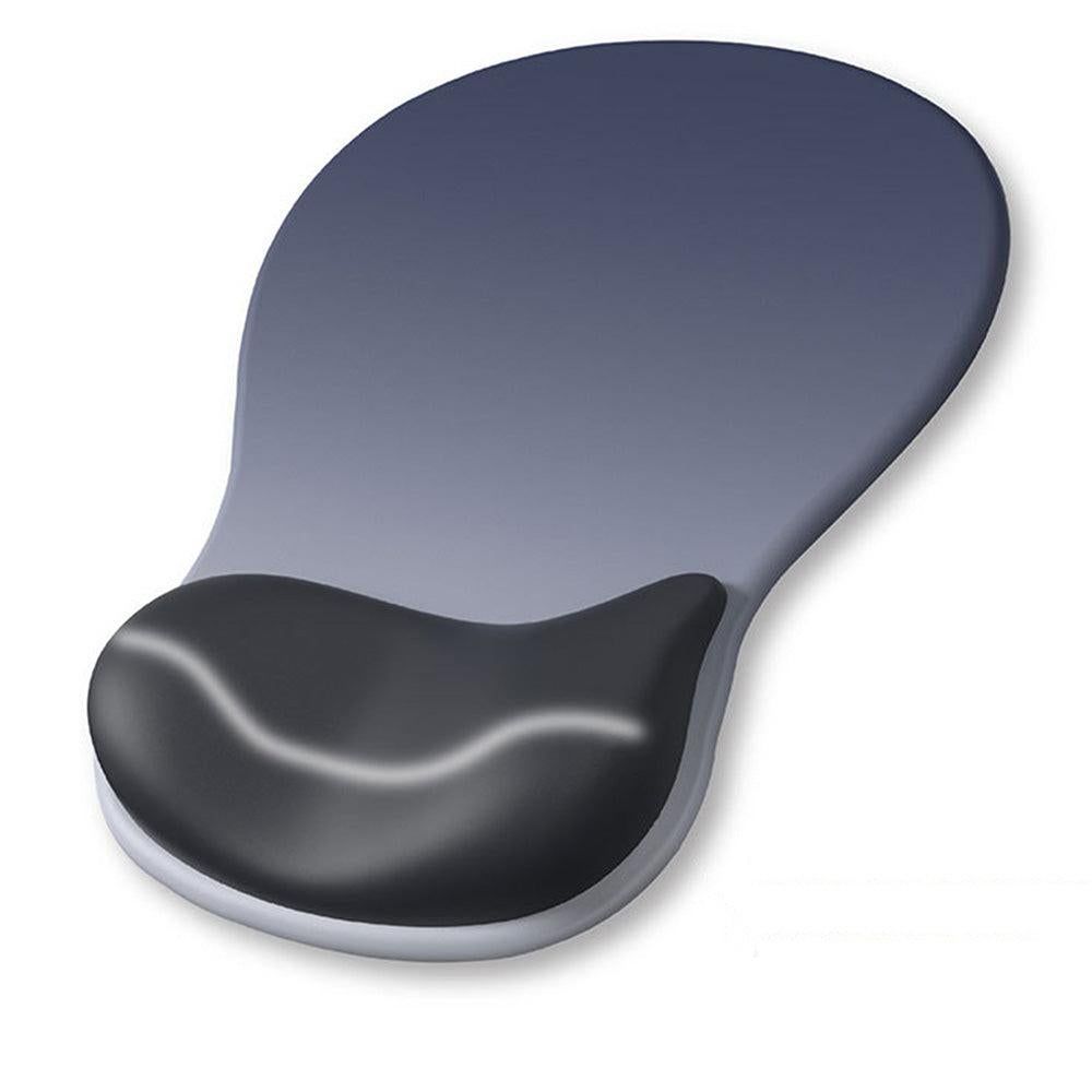 Gel Wrist Rest Mouse Pad Non-Slip Ergonomic Mouse Mat for Computer and Laptop Blue V1263-JX-7250-1
