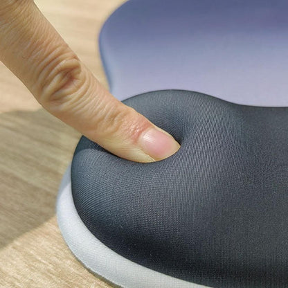 Gel Wrist Rest Mouse Pad Non-Slip Ergonomic Mouse Mat for Computer and Laptop Blue V1263-JX-7250-1