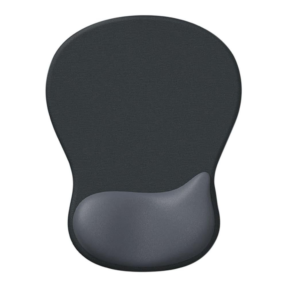 Gel Wrist Rest Mouse Pad Non-Slip Ergonomic Mouse Mat for Computer and Laptop Black V1263-JX-7250-3