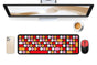 2.4GHz Wireless Keyboard and Mouse Combo Cute Pink V1263-JX-7259-2