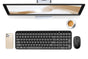 2.4GHz Wireless Keyboard and Mouse Combo Cute Black V1263-JX-7259-3