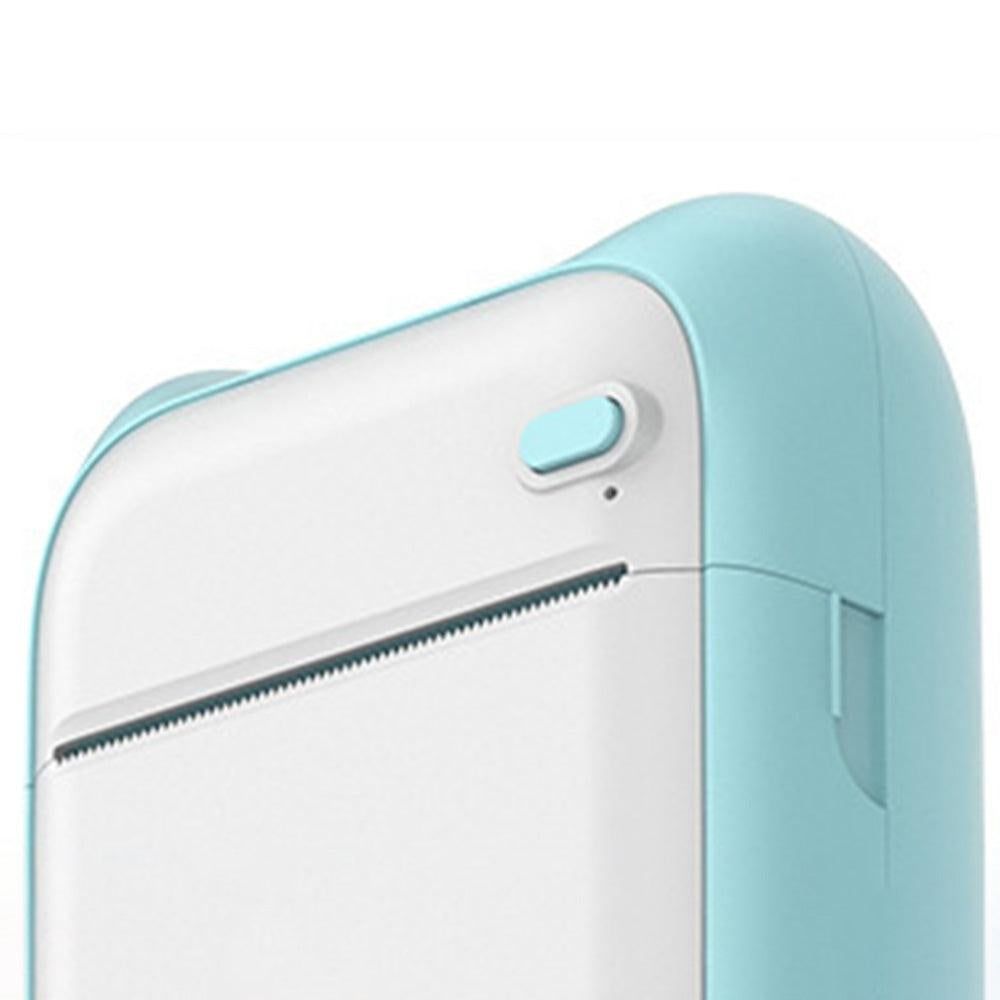 Pocket Bluetooth Thermal Printer Wireless Mobile Inkless Printer for Home Office Cyan V1263-JX-7261-1