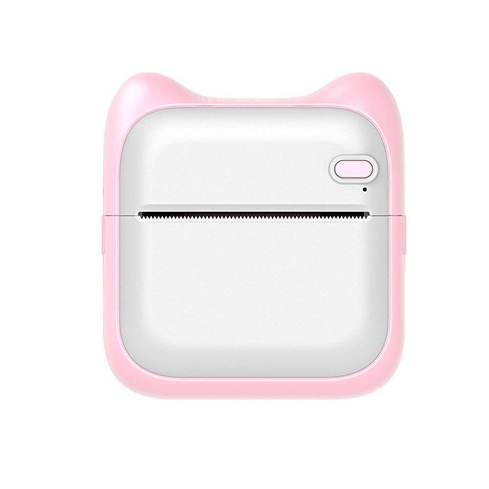 Pocket Bluetooth Thermal Printer Wireless Mobile Inkless Printer for Home Office Pink V1263-JX-7261-2
