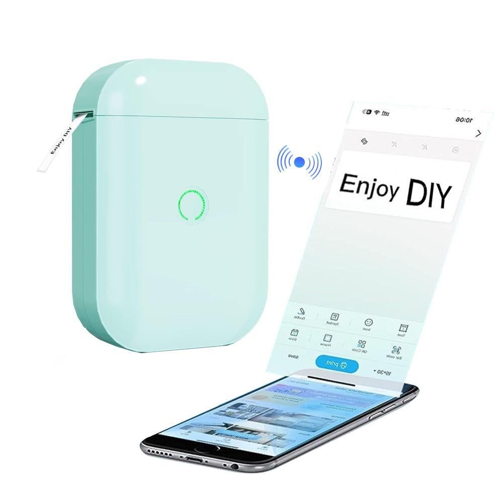 Portale Label Printer Wireless Bluetooth Label Maker Machine with Label Paper Green V1263-JX-7263-1
