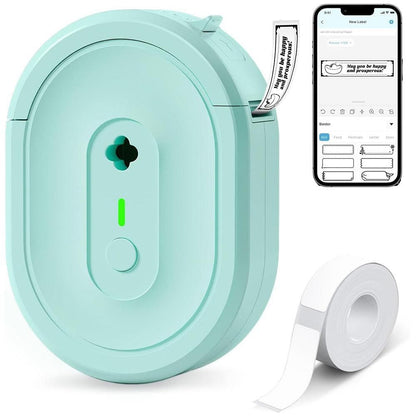 Wireless Mini Label Maker with Tape - Bluetooth Thermal Label Printer V1263-JX-7264