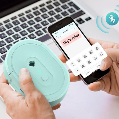 Wireless Mini Label Maker with Tape - Bluetooth Thermal Label Printer V1263-JX-7264