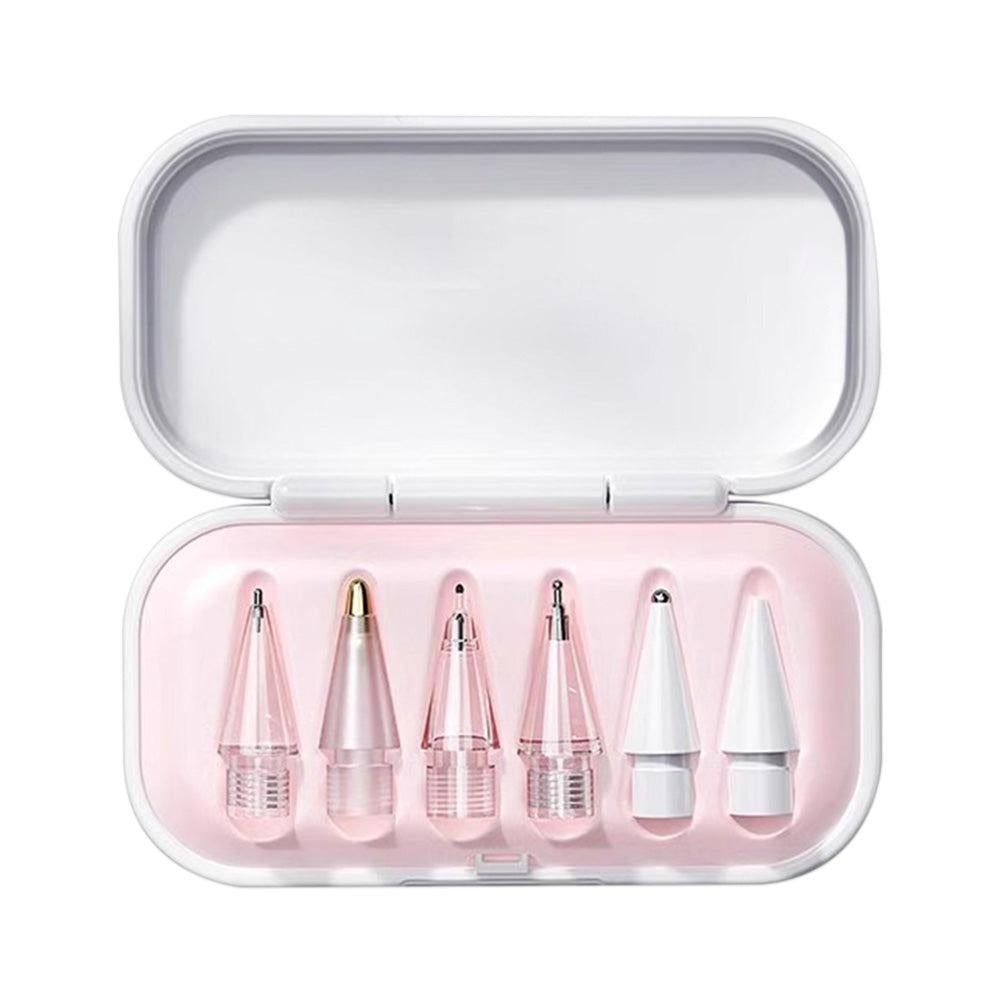 6Pcs Replacement Tips for Apple Pencil Pro Extra Tip for Apple Nibs 1st 2nd Pro V1263-JX-7269