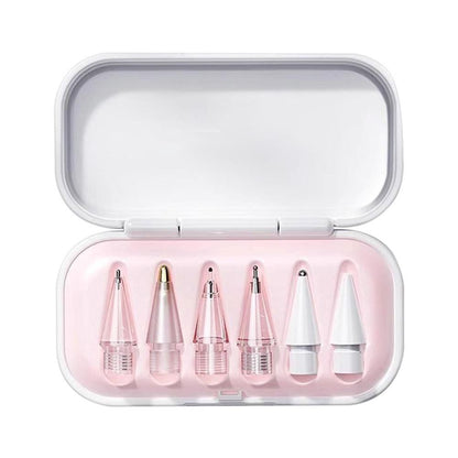 6Pcs Replacement Tips for Apple Pencil Pro Extra Tip for Apple Nibs 1st 2nd Pro V1263-JX-7269
