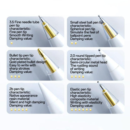 6Pcs Replacement Tips for Apple Pencil Pro Extra Tip for Apple Nibs 1st 2nd Pro V1263-JX-7269