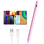 Capacitive Stylus Pen Compatible With iPad and Tablet Touch Screens Pink V1263-JX-7270-3