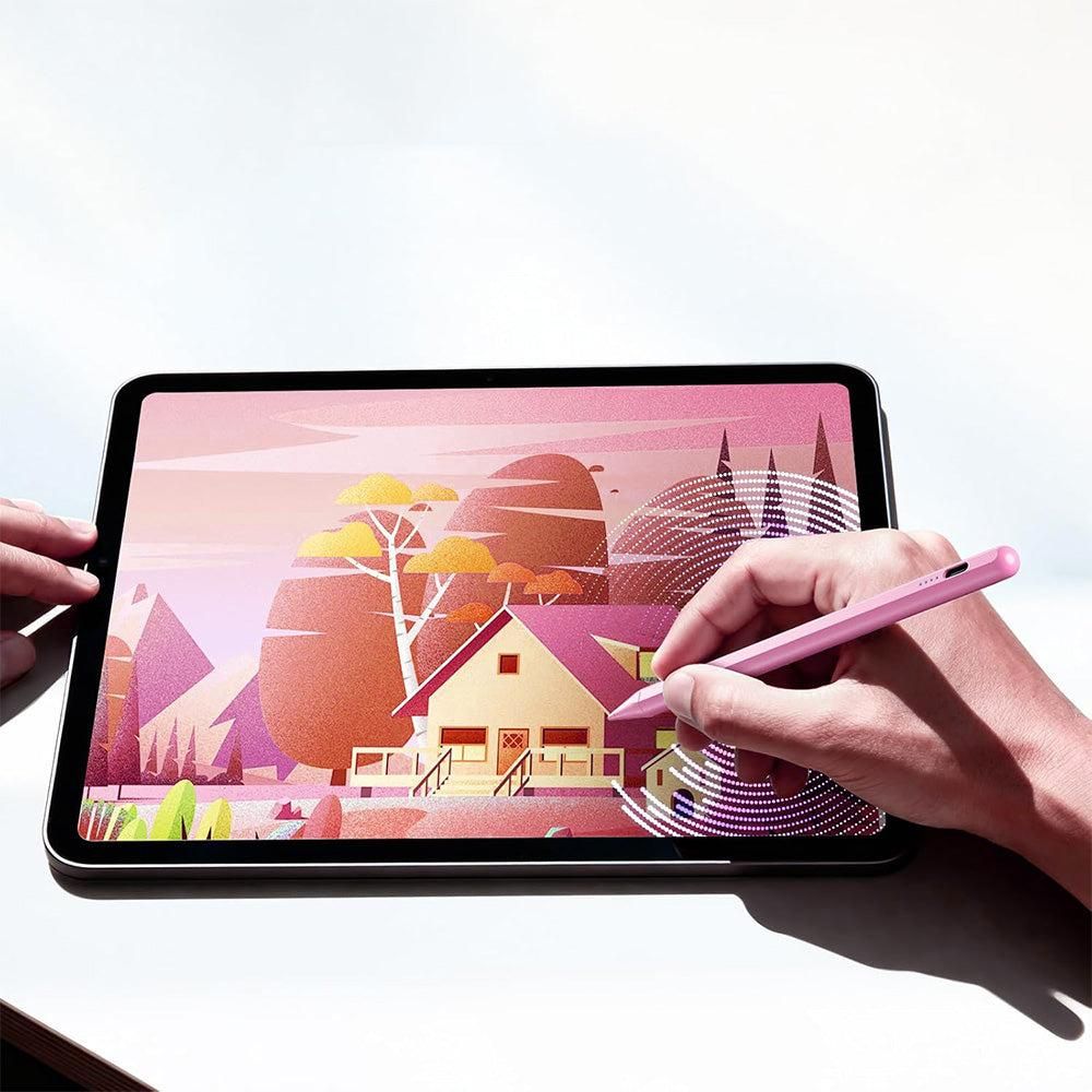 Capacitive Stylus Pen Compatible With iPad and Tablet Touch Screens Pink V1263-JX-7270-3