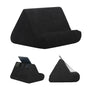 Multi-Angle Tablet Holder Compatible with iPads Lazy Holder Stand for Bed and Desk with 2 Pockets Black V1263-JX-7272-4