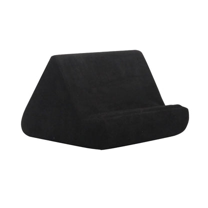Multi-Angle Tablet Holder Compatible with iPads Lazy Holder Stand for Bed and Desk with 2 Pockets Black V1263-JX-7272-4