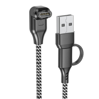 2 in 1 Charger Cable Compatible With Garmin Fenix Venu Forerunner USB A and C Ports V1263-JX-7285