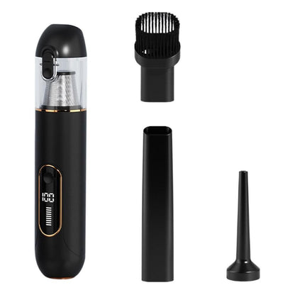 2-Mode Adjustable Cordless Handhtaeld Vacuum Cleaner Set Portable Digital Display Dust Cleaner for Car Home V1263-JX-7286-1