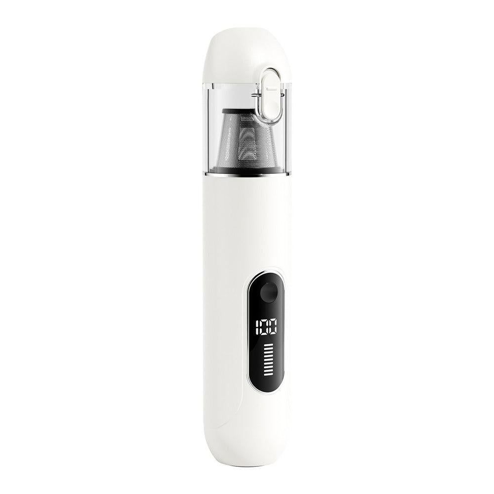 2-Mode Adjustable Cordless Handhtaeld Vacuum Cleaner Set Portable Digital Display Dust Cleaner for Car Home V1263-JX-7286-2