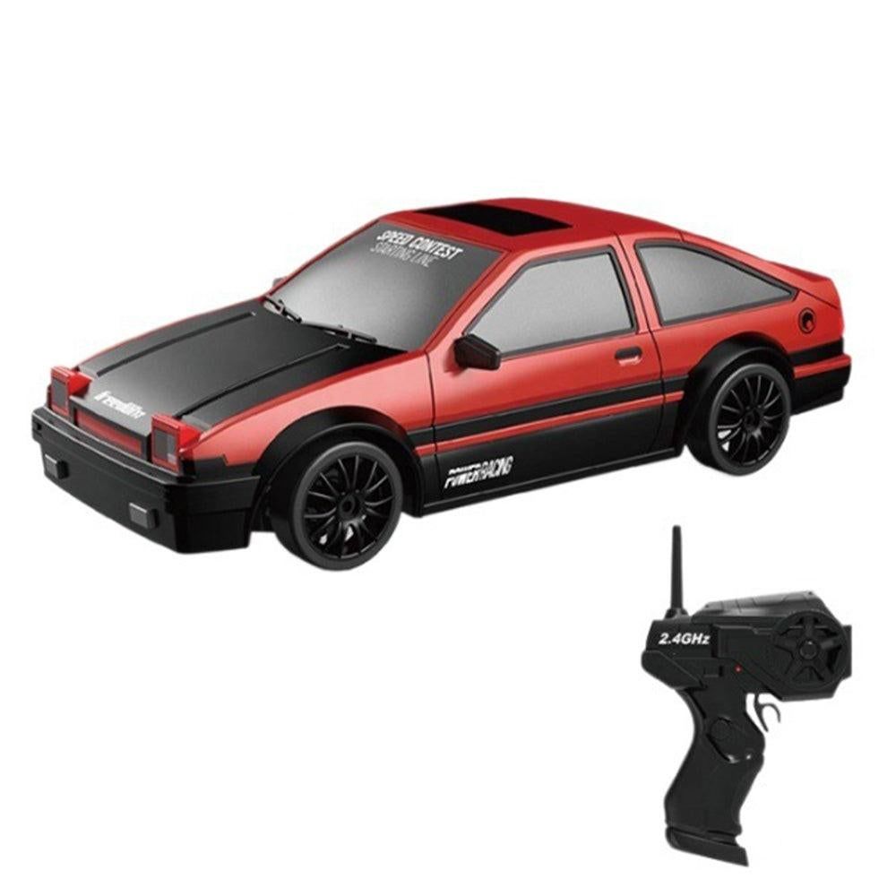 1/24 2.4GHz RC Drift Car 4WD High Speed Remote Control Racing Vehicle Red for 3 year old+ V1263-JX-7287-1