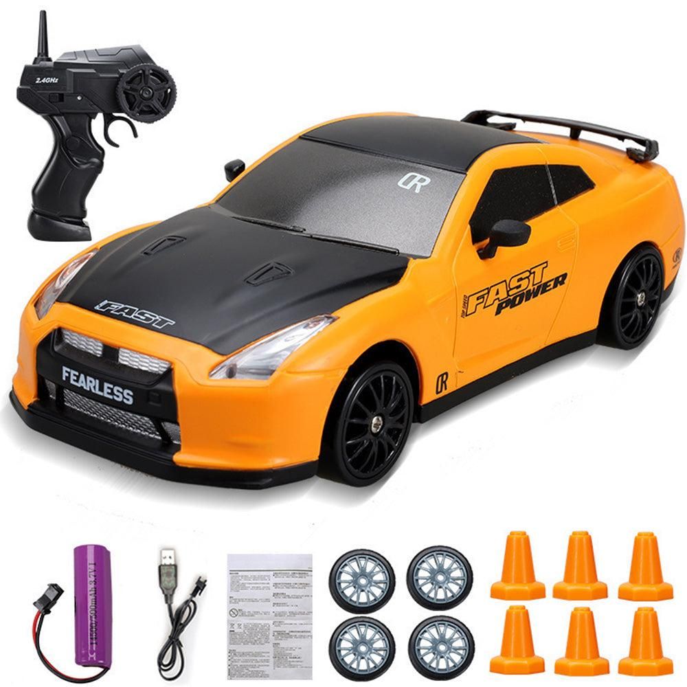 1/24 2.4GHz RC Drift Car 4WD High Speed Remote Control Racing Vehicle Red for 3 year old+ V1263-JX-7287-1