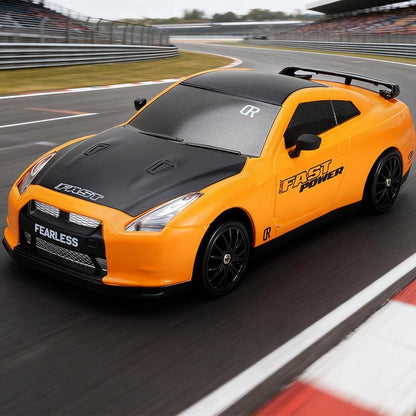 1/24 2.4GHz RC Drift Car 4WD High Speed Remote Control Racing Vehicle Orange for 3 year old+ V1263-JX-7287-2