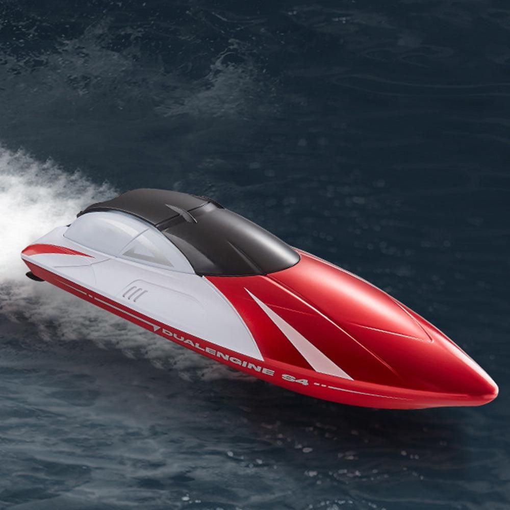 2.4GHz RC Speed Boat Toy - Remote Control Racing Yacht for Pools & Lakes Red V1263-JX-7288-1