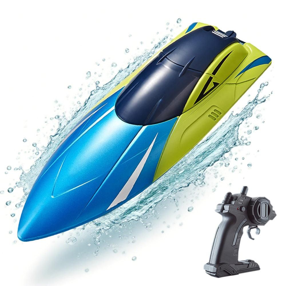 2.4GHz RC Speed Boat Toy - Remote Control Racing Yacht for Pools & Lakes Blue V1263-JX-7288-2