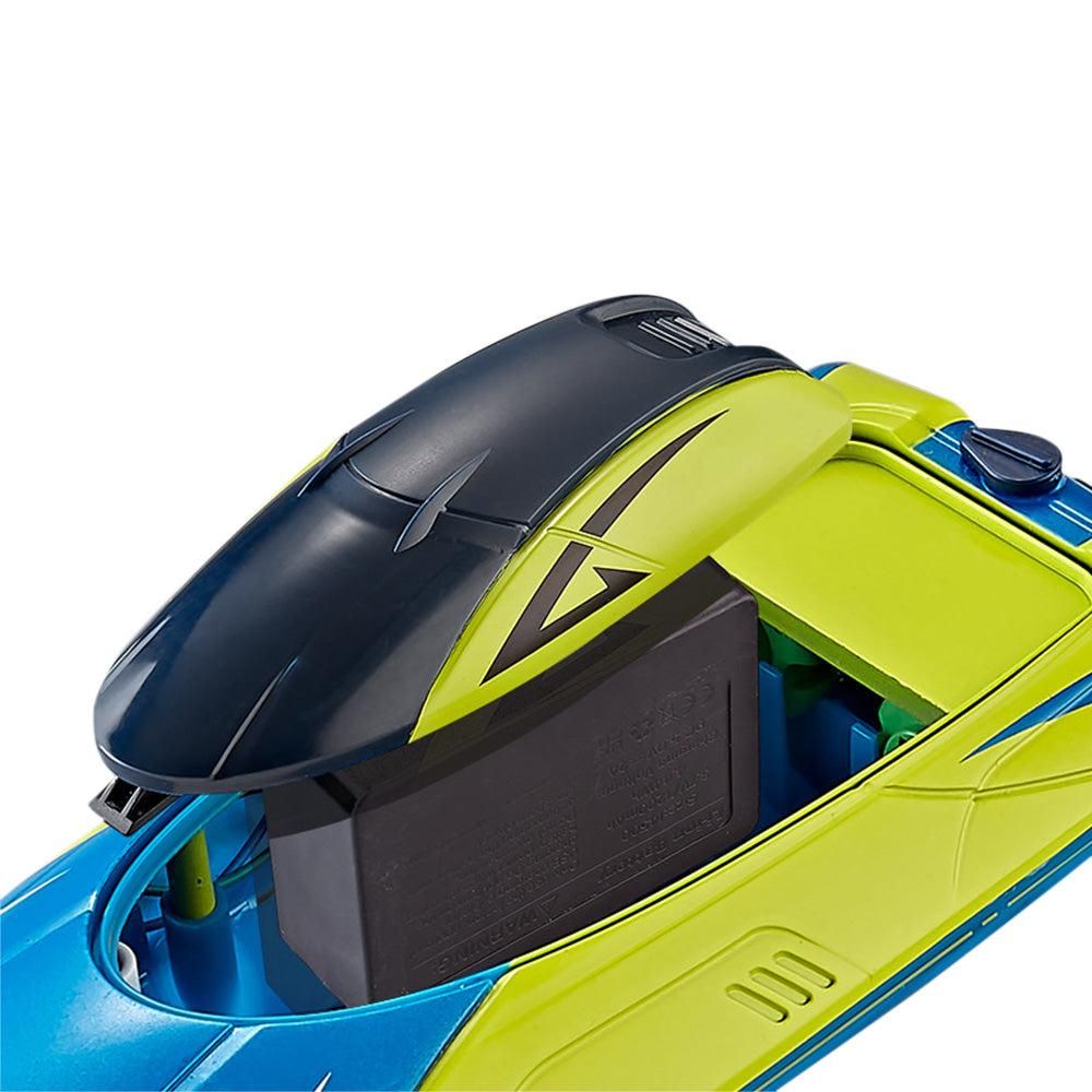 2.4GHz RC Speed Boat Toy - Remote Control Racing Yacht for Pools & Lakes Blue V1263-JX-7288-2