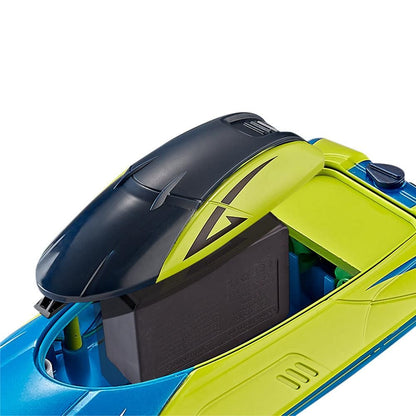 2.4GHz RC Speed Boat Toy - Remote Control Racing Yacht for Pools & Lakes Blue V1263-JX-7288-2