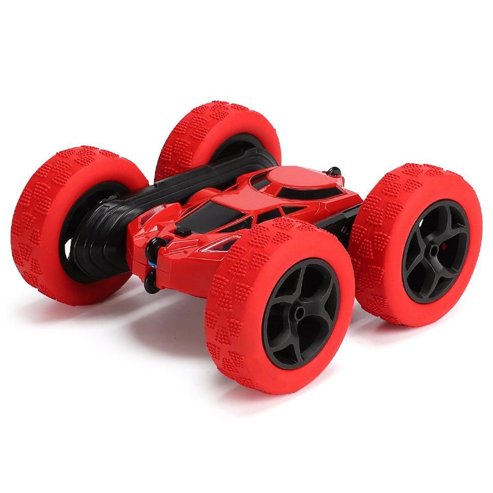 2.4GHz Remote Control Car Toy 4WD Rotating RC Car Toy Red V1263-JX-7289-1