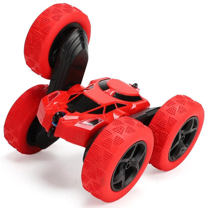 2.4GHz Remote Control Car Toy 4WD Rotating RC Car Toy Red V1263-JX-7289-1